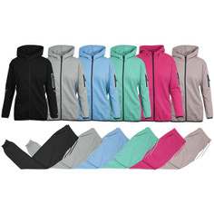 Women’s Fleece Zippered Hoodie and Jogger Set product
